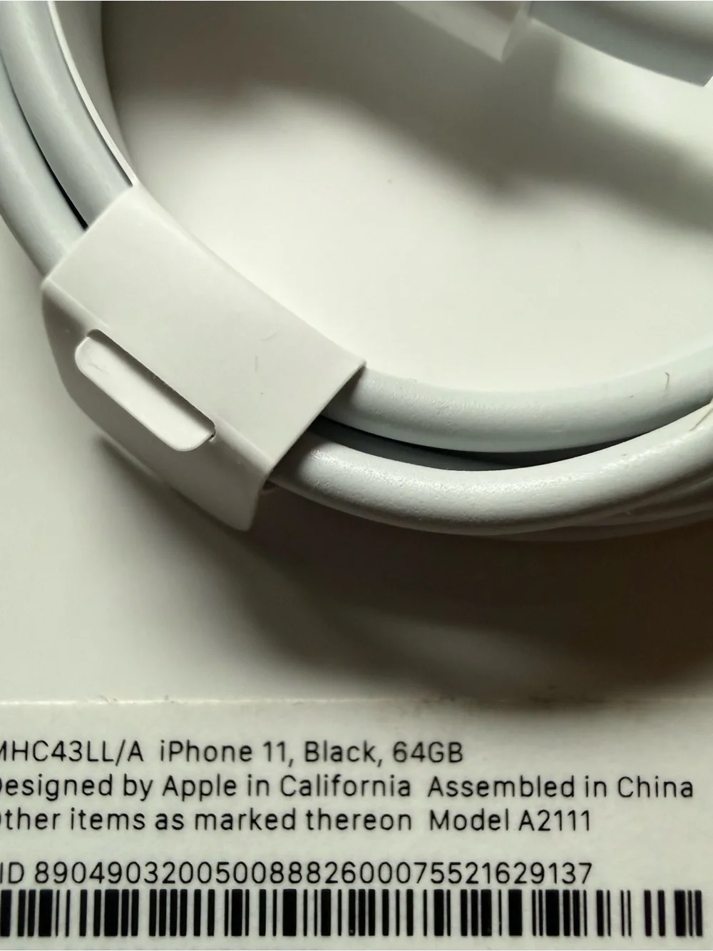 Apple USB‑C to Lightning Cable in White